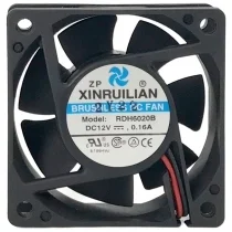 XINRUILIAN RDH6020B 12V 0.16A DC Brushless 2 Wires Axial Cooling Fan