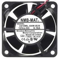 NMB-MAT 2410ML-04W-B20 DC 12V 0.16A 2 Wires Axial Cooling Fan