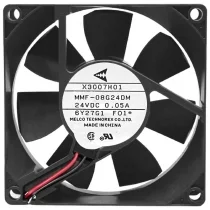 Mitsubishi MMF-08G24DM FO1 DC 24V 0.05A 2 Wires Axial Cooling Fan