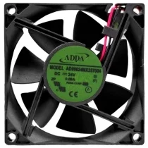 ADDA AD08024MX257004 DC 24V 0.06A 2 Wires Axial Cooling Fan