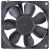 Sanyo 109R0824G4D06 DC 24V 0.2A 3 Wires Axial Cooling Fan