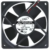 ADDA AD0812HB-C76 12V 0.24A DC Brushless 3 Wires Axial Cooling Fan