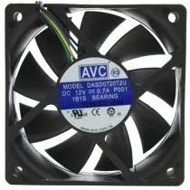 AVC DASD0720T2U DC 12V 0.7A 4 Wires Ball Bearing Axial Cooling Fan
