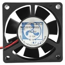 RUILIAN SCIENCE RDM6020S DC 12V 0.12A 2 Wires Axial Cooling Fan