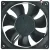 AVC DA08025B24M DC 24V 0.20A 2 Wires Ball Bearing Cooling Fan