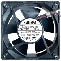 NMB-MAT 5015KL-05W-B50 DC 24V 1.22A 2 Wires Axial Cooling Fan