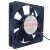 Sanyo Denki 109P1224M402 DC 24V 0.09A 2 Wires Axial Cooling Fan