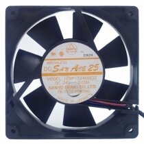 Sanyo Denki 109P1224M402 DC 24V 0.09A 2 Wires Axial Cooling Fan