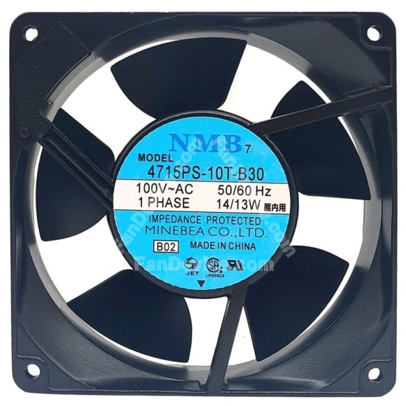 NMB 4715PS-10T-B30 AC 100V 14/13W Impedance Protected Axial Cooling Fan