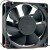 AVC DATA1238B2U DC 12V 1.56A 2 Wires Ball Bearing Axial Cooling Fan