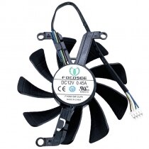 FOCOSEE FY09015M12LPA DC 12V 0.45A 4 Wires Axial Cooling Fan