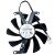 FOCOSEE FY09015M12LPA DC 12V 0.45A 4 Wires Axial Cooling Fan