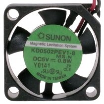 Sunon KD0502PEV1-8 DC 5V 0.8W 2 Wires 2507 Axial Cooling Fan