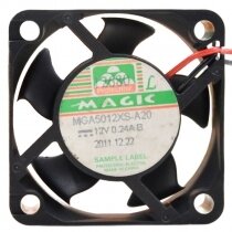 Magic MGA5012XS-A20 DC 12V 0.24A 2 Wires 5020 Axial Cooling Fan