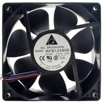 Delta WFB1248HE DC 48V 0.20A 2 Wires / 3 Wires Brushless Axial Cooling Fan