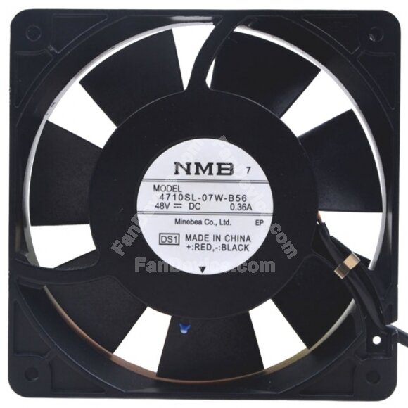 NMB 4710SL-07W-B56 DC 48V 0.36A 2 Wires / 3 Wires / 4 Wires Axial Cooling Fan