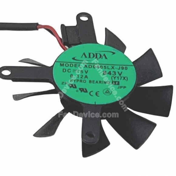 ADDA AD0405LX-J90 DC 5V 0.12A HYPRO Bearing Axial Cooling Fan