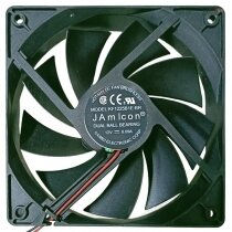 JAMICON KF1225B1E-BR DC 12V 0.09A Dual Ball Bearing Axial Cooling Fan