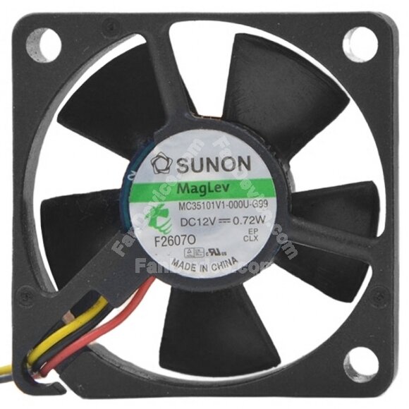 Sunon Maglev MC35101V1-000U-G99 DC 12V 0.72W Axial Cooling Fan