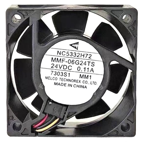 Mitsubishi MMF-06G24TS MM1 DC 24V 0.11A NC5332H72 Axial Cooling Fan