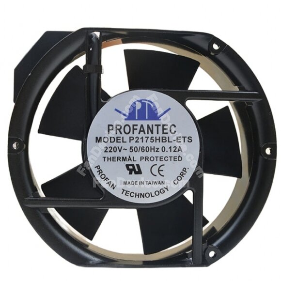 PROFANTEC P2175HBL-ETS AC 220V 0.12A Thermal Protected Axial Cooling Fan