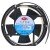 QF QF17250HBL2 AC 220V 0.23A 2 Wires Axial Cooling Fan