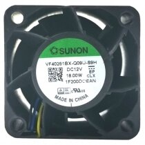 Sunon VF40281BX-Q09U-S9H DC 12V 18.00W 4 Wires Axial Cooling Fan