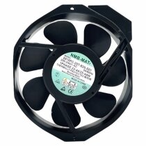 NMB-MAT 5915PC-20T-B20-S01 AC 200-240V Thermally Protected Axial Fan