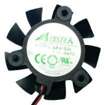 APISTEK GA41S2L DC 12V 0.10A 2 Wires Axial Cooling Fan