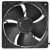 Nidec UltraFlo V12E123BS2B5-07 DC 12V 3A 4 Wires Axial Cooling Fan