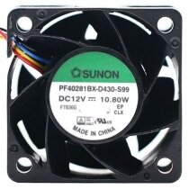 Sunon PF40281BX-D430-S99 DC 12V 10.80W 4 Wires Axial Cooling Fan