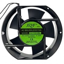 XQF AC17251HBL AC 220V-240V 0.25A 2 Wires Axial Cooling Fan