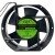 XQF AC17251HBL AC 220V-240V 0.25A 2 Wires Axial Cooling Fan