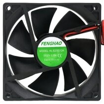 FENGHAO HL9225S12H DC 12V 0.20A 2 Wires Sleeve Bearing Axial Fan