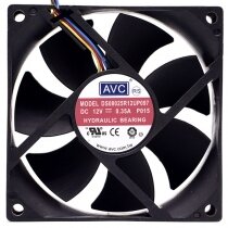 AVC DS08025R12UP097 DC 12V 0.35A Hydraulic Bearing Axial Fan