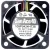Sanyo 109P0424H738 DC 24V 0.08A 3 Wires Axial Cooling Fan