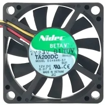 Nidec D34666-57 DC 12V 0.07A 3 Wires Axial Cooling Fan
