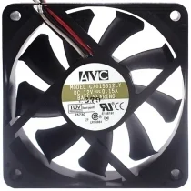 AVC C7015B12LY DC 12V 0.15A 3 Wires Ball Bearing Axial Cooling Fan