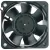 NMB 06025SA-12L-FA DC 12V 0.11A 2 Wires Axial Cooling Fan
