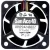 Sanyo 109P0424B602 DC 24V 0.045A 3 Wires Axial Cooling Fan