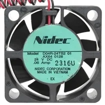 Nidec D04R-24TS2 01 DC 24V 0.06Amp 2 Wires Axial Cooling Fan