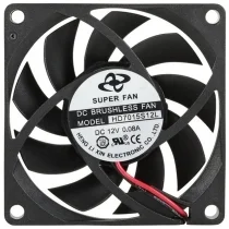 SUPER FAN HD7015S12L 12V 0.08A DC Brushless 2 Wires Axial Cooling Fan