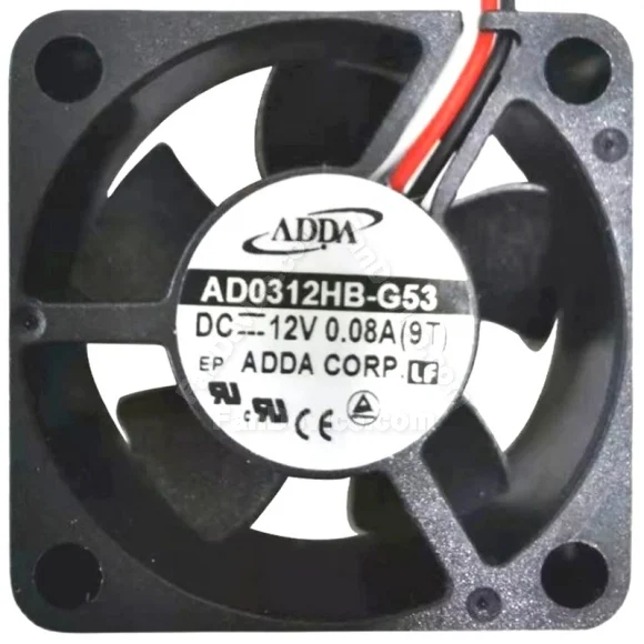 ADDA AD0312HB-G53 12V 0.08A 3 Wires Axial Cooling Fan