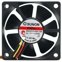Sunon MB60201V3-000C-G99 12V 0.60W 3 Wires Maglev Cooling Fan