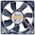 Y.S.TECH FD128025MB 12V 0.16A DC Brushless 2 Wires Axial Cooling Fan