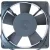 JIU LONG G12025HA2SL AC 220V 0.10A 2 Wires Axial Cooling Fan