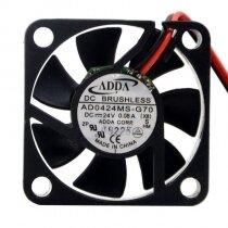 ADDA AD0424MS-G70 DC 24V 0.08A 2 Wires Axial Cooling Fan