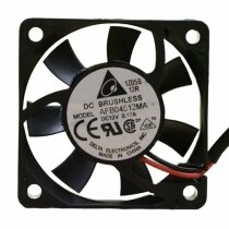 Delta AFB04512MA DC 12V 0.17A 2 Wires Axial Cooling Fan