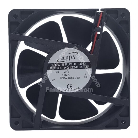ADDA AQ1224HB-F51 DC 24V 0.32A 12038 Axial Brushless Cooling Fan