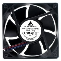 Delta AFB1224SHE DC 24V 0.75A 2 Wires / 3 Wires / 4 Wires Axial Cooling Fan
